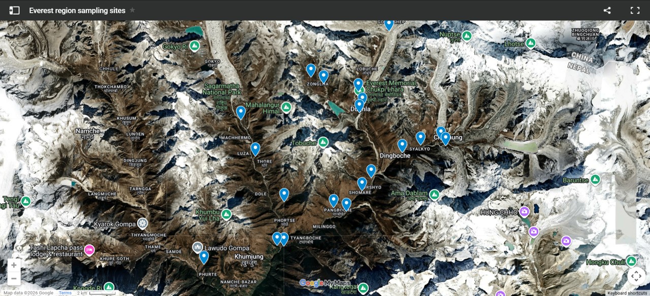 Everest map
